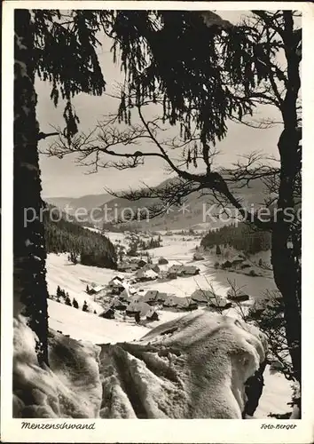 Menzenschwand Winterpanorama Kat. St. Blasien