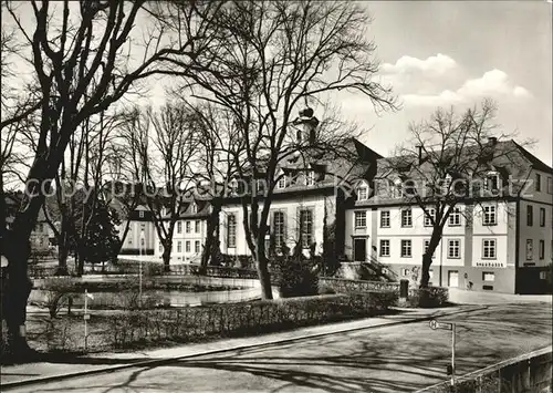 Koenigsfeld Schwarzwald Zinzendorfplatz Kirche der Bruedergemeinde Kat. Koenigsfeld im Schwarzwald