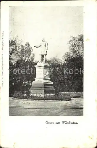 Wiesbaden Denkmal Kaiser Wilhelm I Kat. Wiesbaden