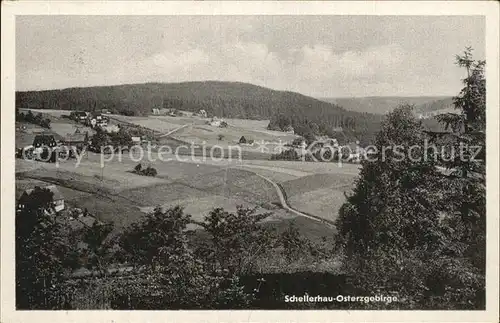Schellerhau Panorama Erzgebirge Kat. Altenberg
