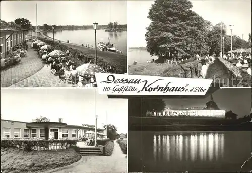 Dessau Rosslau HO Gaststaette Kornhaus an der Elbe Kat. Dessau Rosslau