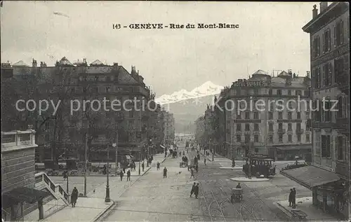 Geneve GE Rue du Mont Blanc Kat. Geneve