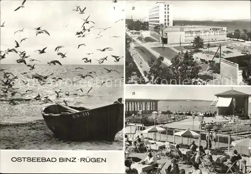 Binz Ruegen Am Strand Erholungsheim Arkona Urlauberrestaurant Ruegen Konzertpavillon  Kat. Binz