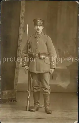 Freiburg Breisgau 22 Landsturm Battl XIV Armee Korps Portrait WK1 Bajonett Kat. Freiburg im Breisgau