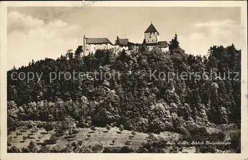 Stein Rhein Schloss Hohenklingen Kat. Stein Rhein