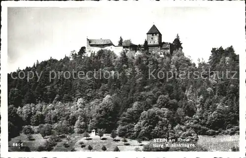 Stein Rhein Schloss Hohenklingen Kat. Stein Rhein