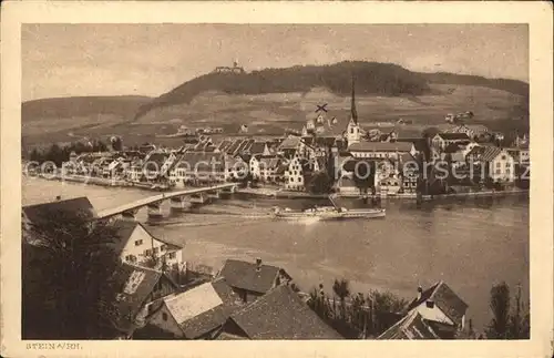 Stein Rhein mit Schloss Hohenklingen Kat. Stein Rhein