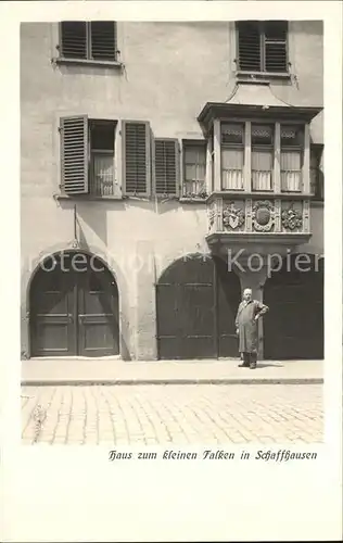 Schaffhausen SH Haus zum kleinen Falken Kat. Schaffhausen