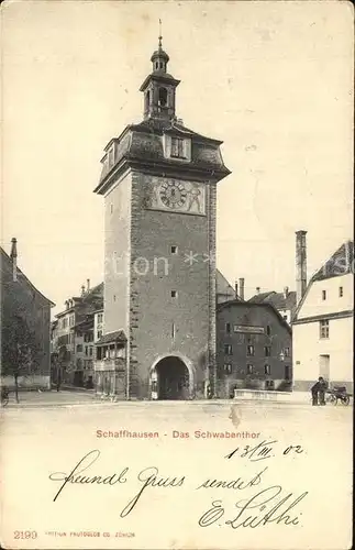 Schaffhausen SH Schwabentor Kat. Schaffhausen