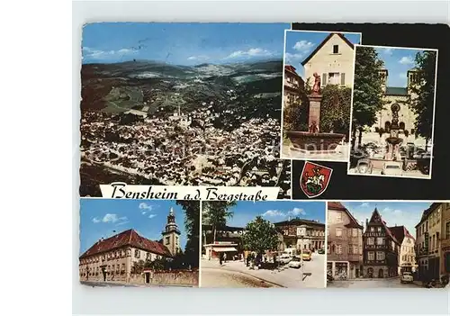 Bensheim Bergstrasse Brunnen Stadtplatz  Kat. Bensheim