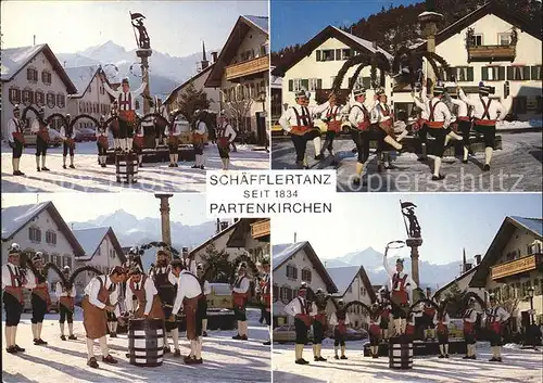 Partenkirchen Schaefflertanz Details Kat. Garmisch Partenkirchen