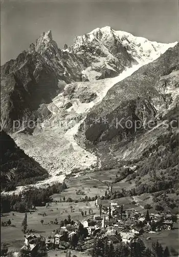 Courmayeur Aosta Ghiacc della Brenva e Monte Bianco Kat. Aosta