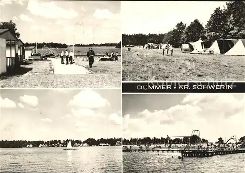 Duemmer Ludwigslust Parchim Bungalows Campingplatz am Duemmersee Badesteg