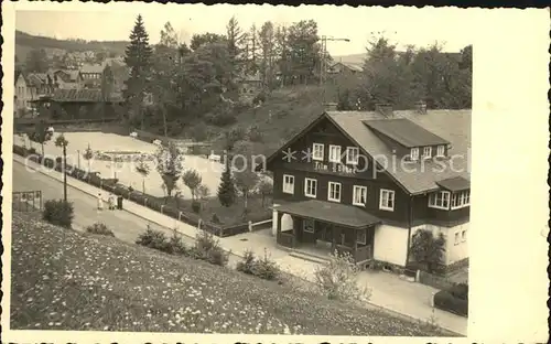 Schmiedefeld Rennsteig Georg Schumann Platz Film Buehne Kat. Schmiedefeld Rennsteig