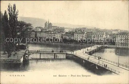 Geneve GE Pont des Bergues Kat. Geneve