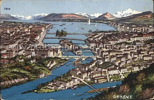 Geneve GE Gesamtansicht  Kat. Geneve