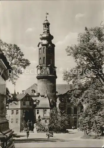 Weimar Thueringen Schloss mit Bastille Kat. Weimar