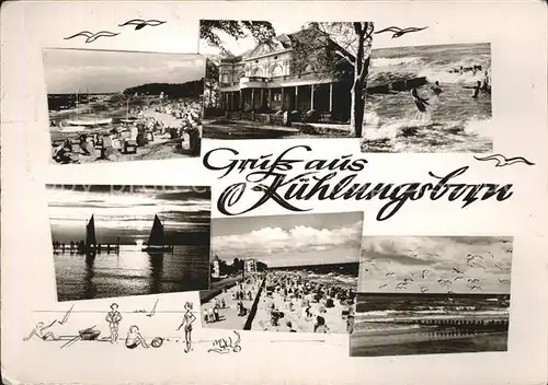 Kuehlungsborn Ostseebad Strandpartien Restaurant Kat. Kuehlungsborn