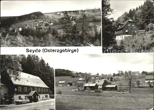 Seyde Panorama Foersterei Ferienheim Zwergbaude Kat. Hermsdorf Osterzgebirge