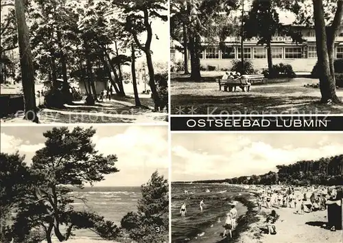 Lubmin Ostseebad Promenade Heim Adolf Diesterweg Seeblick Strand Kat. Lubmin