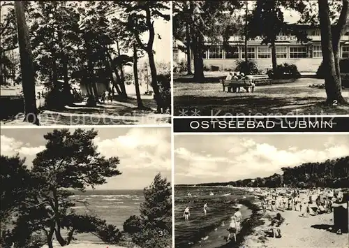 Lubmin Ostseebad Promenade Heim Adolf Diesterweg Seeblick Strand Kat. Lubmin
