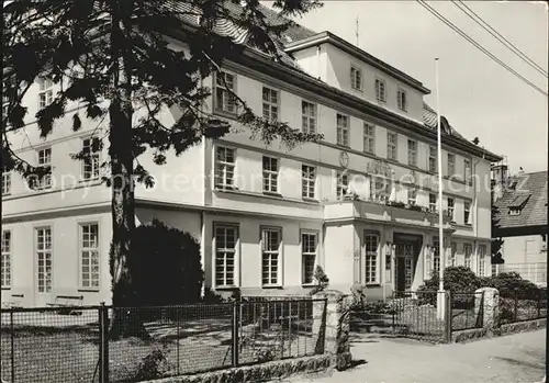 Kuehlungsborn Ostseebad FDGB Erholungsheim Albert Kayser Kat. Kuehlungsborn