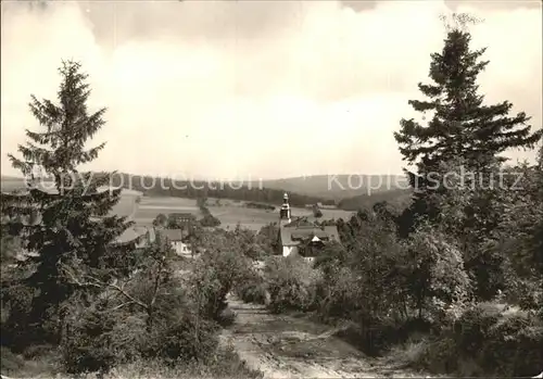 Schellerhau Blick vom Waldrand Kat. Altenberg