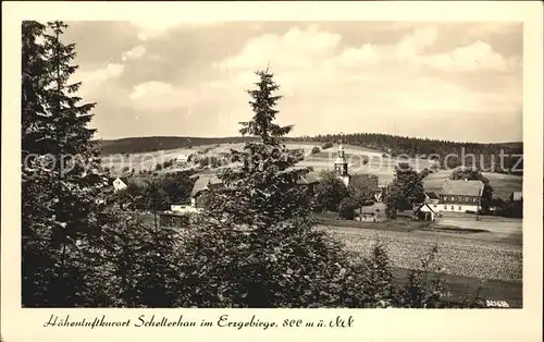 Schellerhau Panorama Hoehenluftkurort Kat. Altenberg