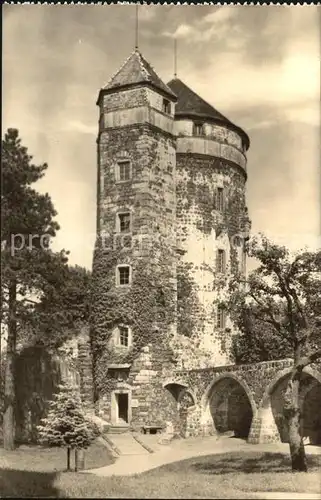 Stolpen Burg Johannisturm Coselturm Kat. Stolpen