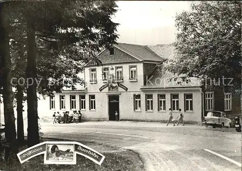 Stuetzerbach Gasthaus Auerhahn Kurort Kneippbad Handabzug Kat. Stuetzerbach