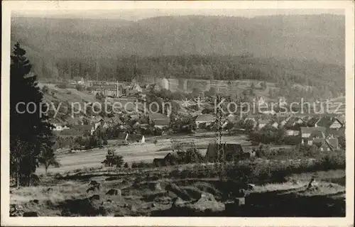 Schmiedefeld Rennsteig Panorama Luftkurort Kat. Schmiedefeld Rennsteig