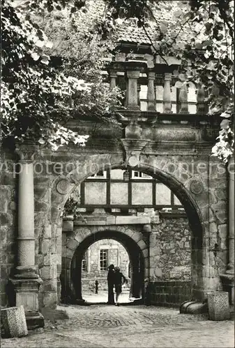 Schleusingen Schloss Bertholdsburg Portal Kat. Schleusingen