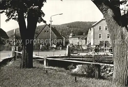 Schmiedeberg  Dippoldiswalde Haupstrasse Bruecke