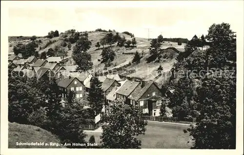 Schmiedefeld Rennsteig Am Hohen Stein Kat. Schmiedefeld Rennsteig