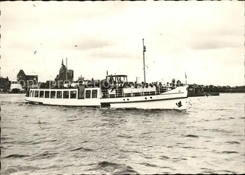 Stralsund Mecklenburg Vorpommern Weisse Flotte MS Granitz Kat. Stralsund