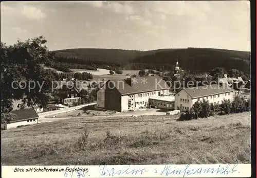 Schellerhau Teilansicht Handabzug Kat. Altenberg