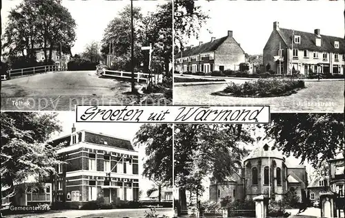 Warmond Tolhek Julianastraat Kerk Gemeentehuis Kat. Warmond