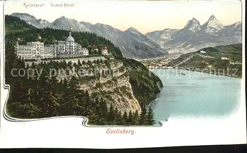 Seelisberg UR Kuranstalt Grand Hotel Kat. Seelisberg