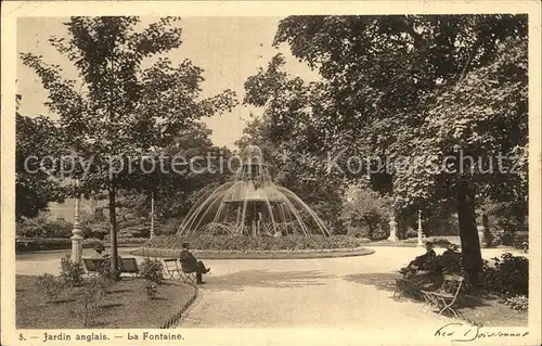 Geneve GE Jardin Anglais Springbrunnen Kat. Geneve