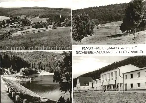 Scheibe Alsbach Rasthaus Am Stausee Kat. Scheibe Alsbach