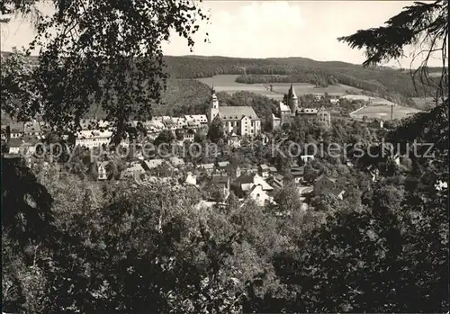 Schwarzenberg Erzgebirge Teilansicht Kat. Schwarzenberg