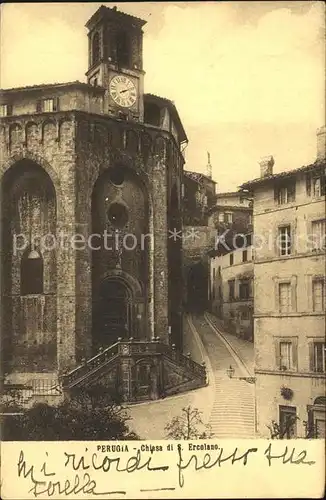 Perugia Umbria Chiesa di San Ercolano Kat. Perugia