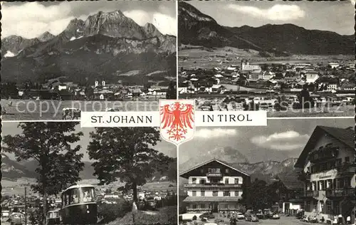 St Johann Tirol Teilansichten Bergbahn Kat. St. Johann in Tirol