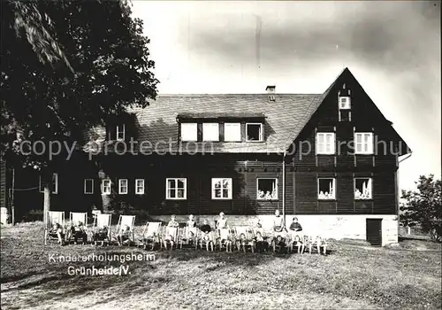 Gruenheide Vogtland Kindererholungsheim Kat. Auerbach