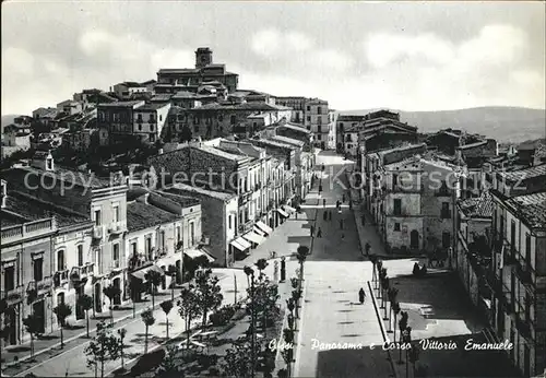 Gissi Panorama e Corso Vittorio Emanuele