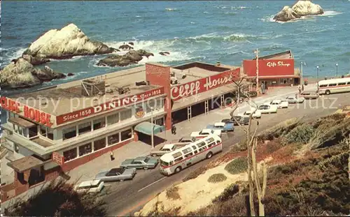 San Francisco California Cliff House and Seal Rocks Restaurant Kat. San Francisco