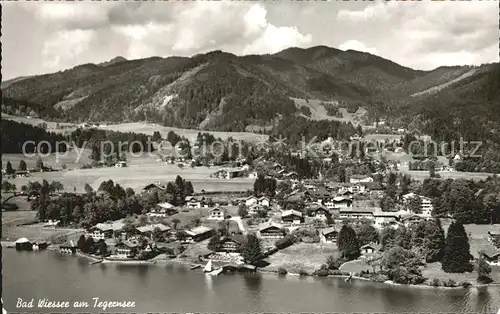 Bad Wiessee am Tegernsee Fliegeraufnahme Kat. Bad Wiessee