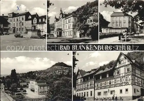 Bad Blankenburg FDGB Erholungsheime Stadthalle Kat. Bad Blankenburg