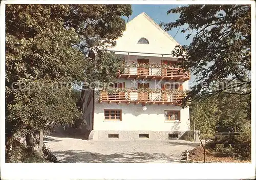 Brannenburg Posterholungsheim Nebengebaeude Kat. Brannenburg