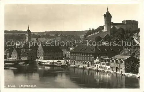 Schaffhausen SH Rheinpartie Kat. Schaffhausen